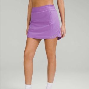 Lululemon Hotty Hot High-Rise Skirt *Long - Purple Blossom Light